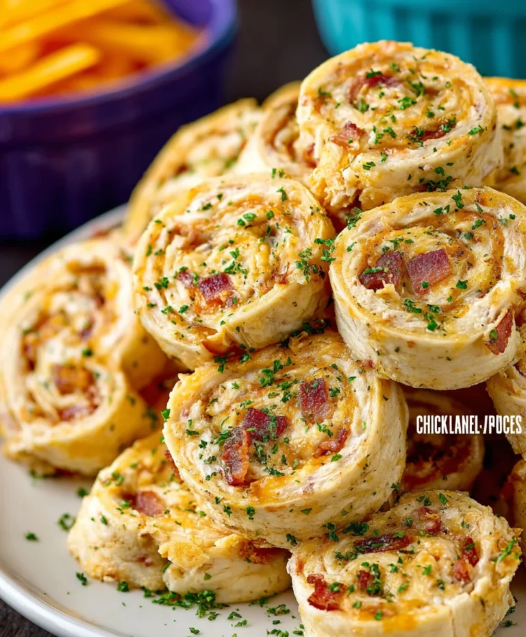 Crack Chicken Pinwheels- Easy Appetizer Recipe