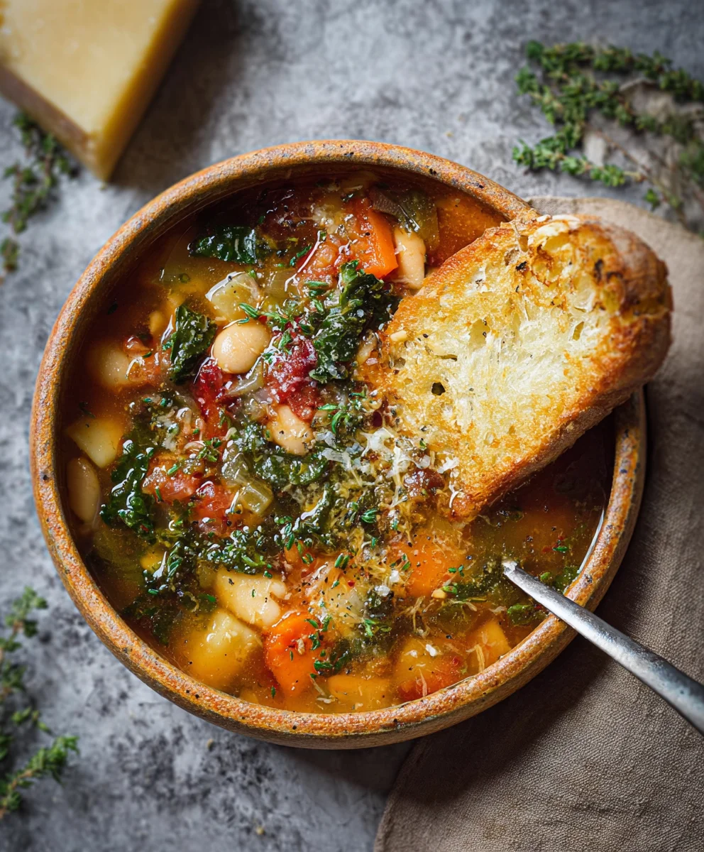 Hearty Winter Minestrone Soup-Easy Beef & Veggie Recipe