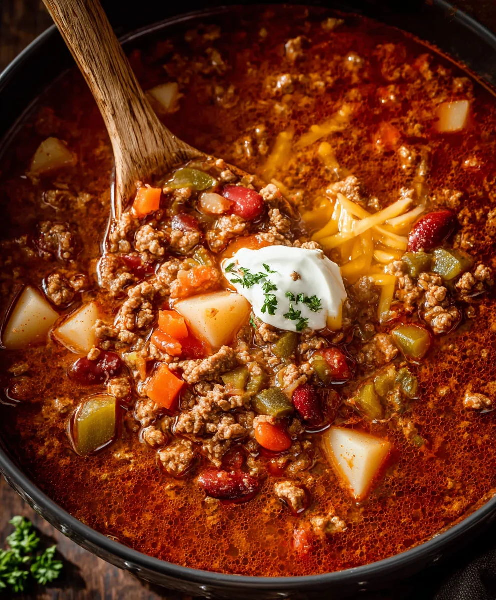 Hearty Cowboy Soup - Delicious Beef Stew Recipe
