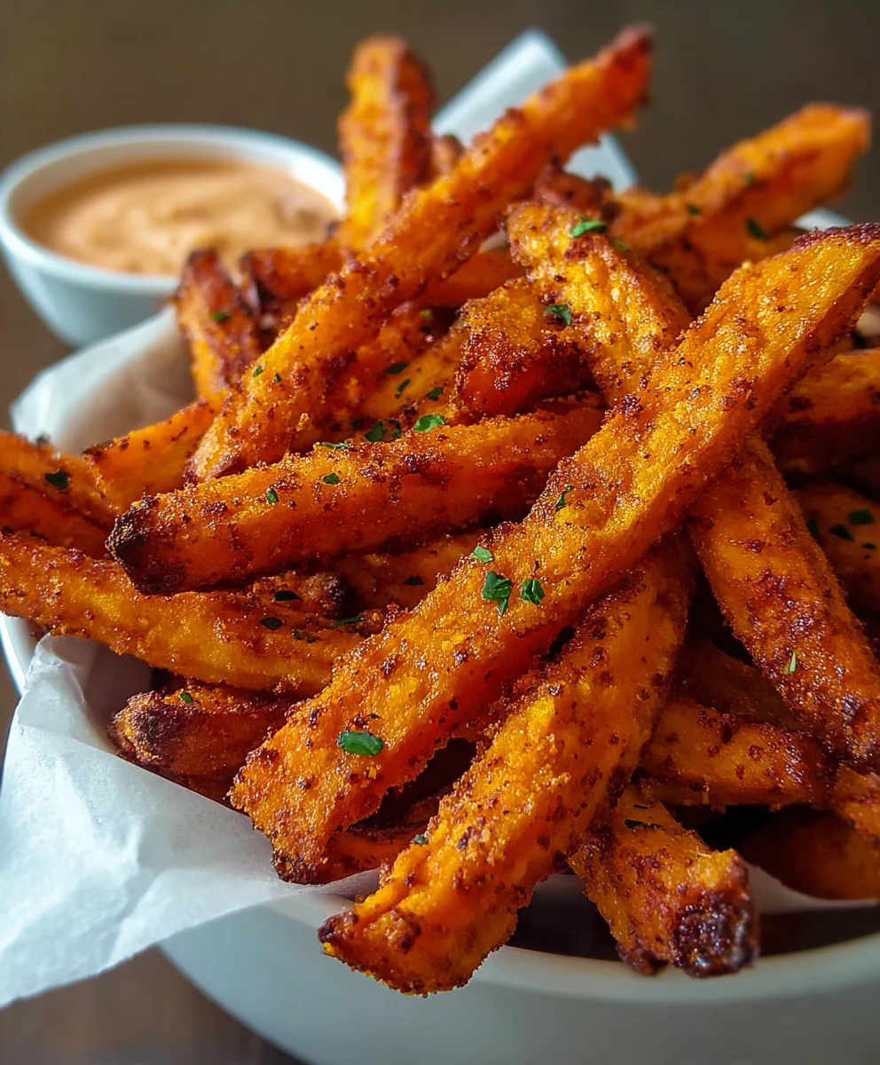 Crispy Oven Baked Sweet Potato Fries Recipe