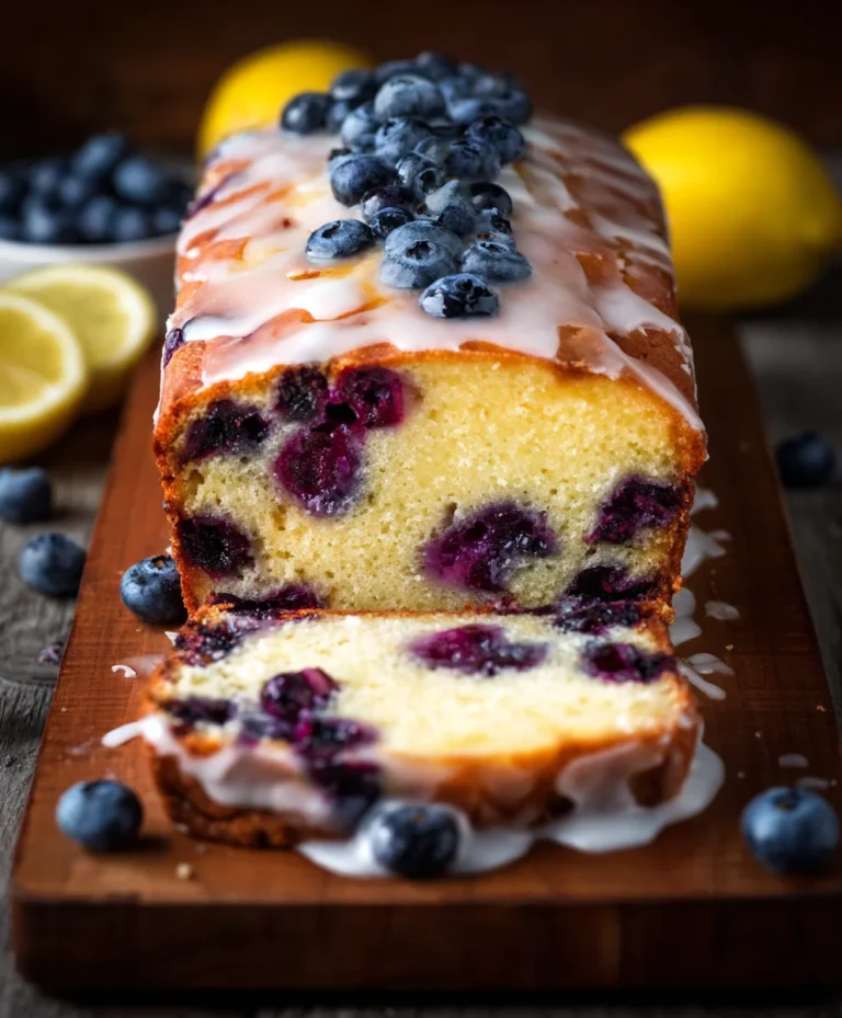 Lemon Blueberry Yogurt Loaf – Easy & Delicious Bake
