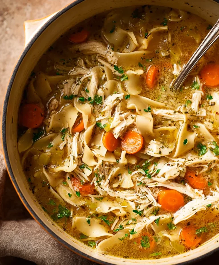 Easy Homemade Chicken Noodle Soup Recipe