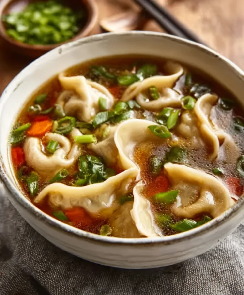 Hearty Potsticker Soup Recipe - Cozy Beef & Veggie Comfort