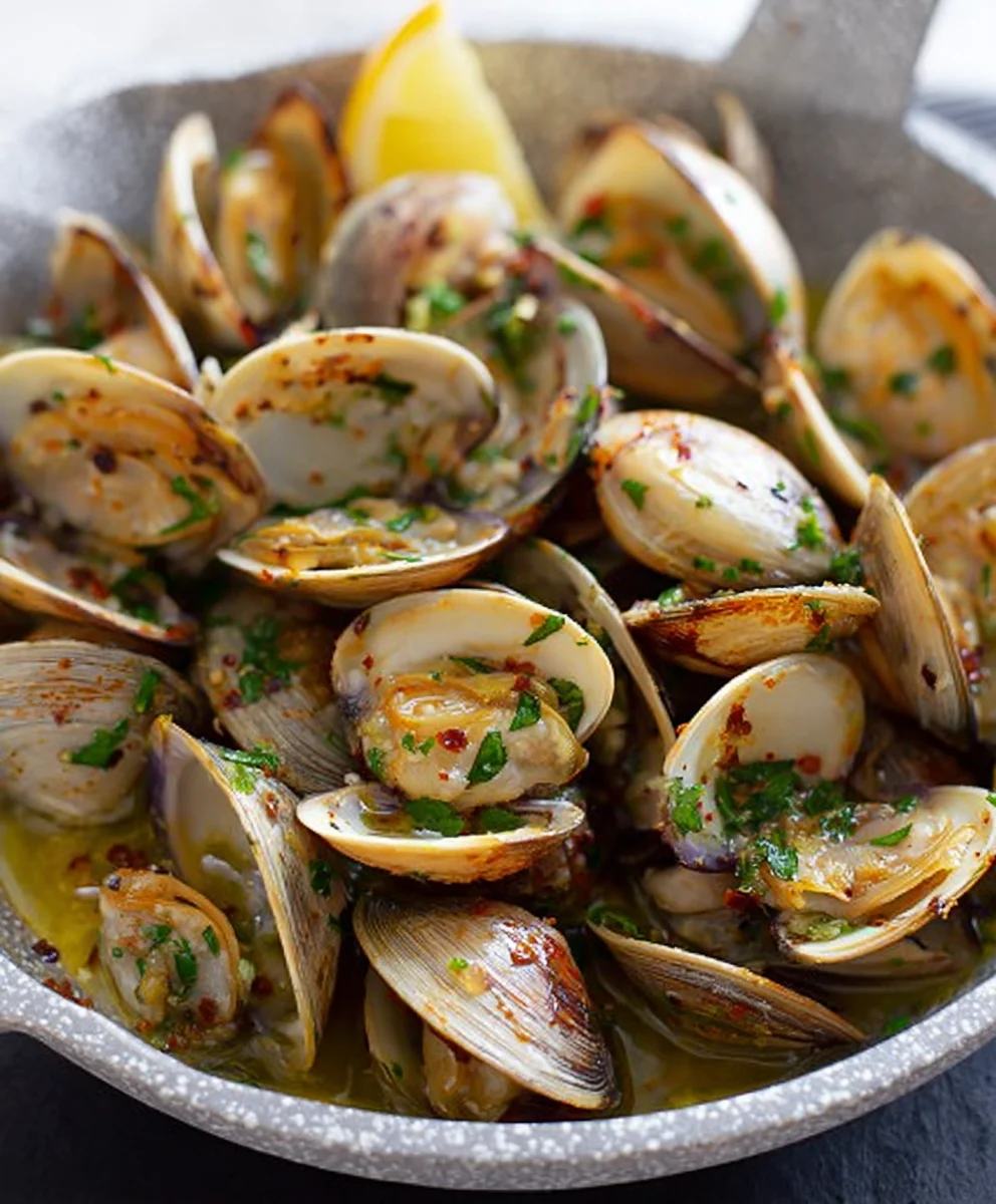 Garlic Butter Sauteed Clams - Easy & Flavorful Recipe
