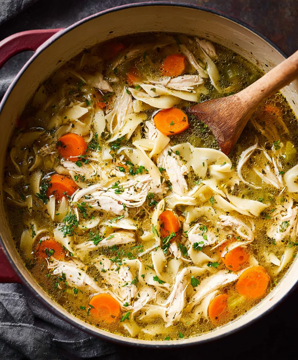 Easy Homemade Chicken Noodle Soup Recipe
