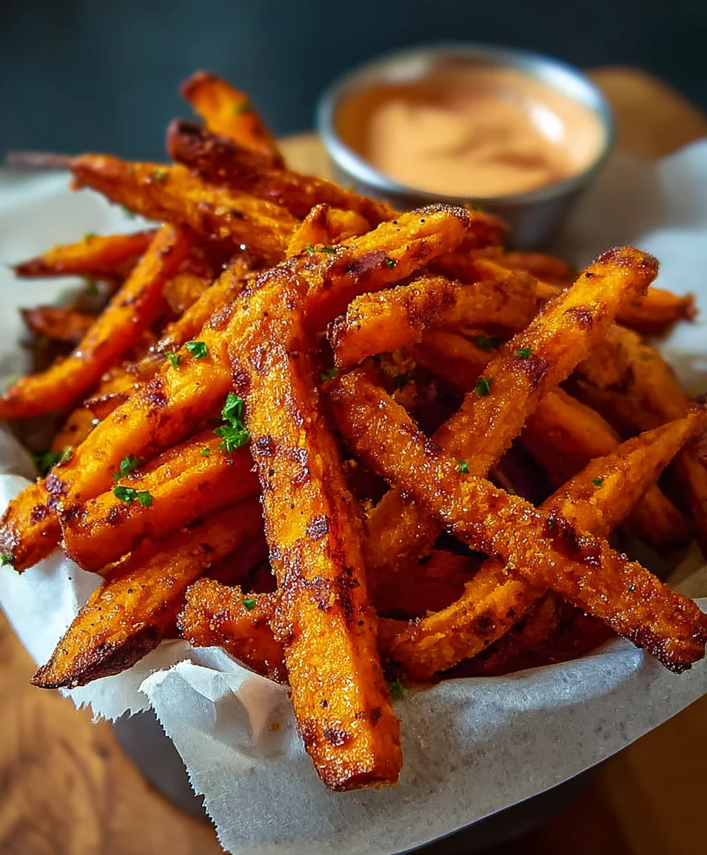 Crispy Oven Baked Sweet Potato Fries Recipe