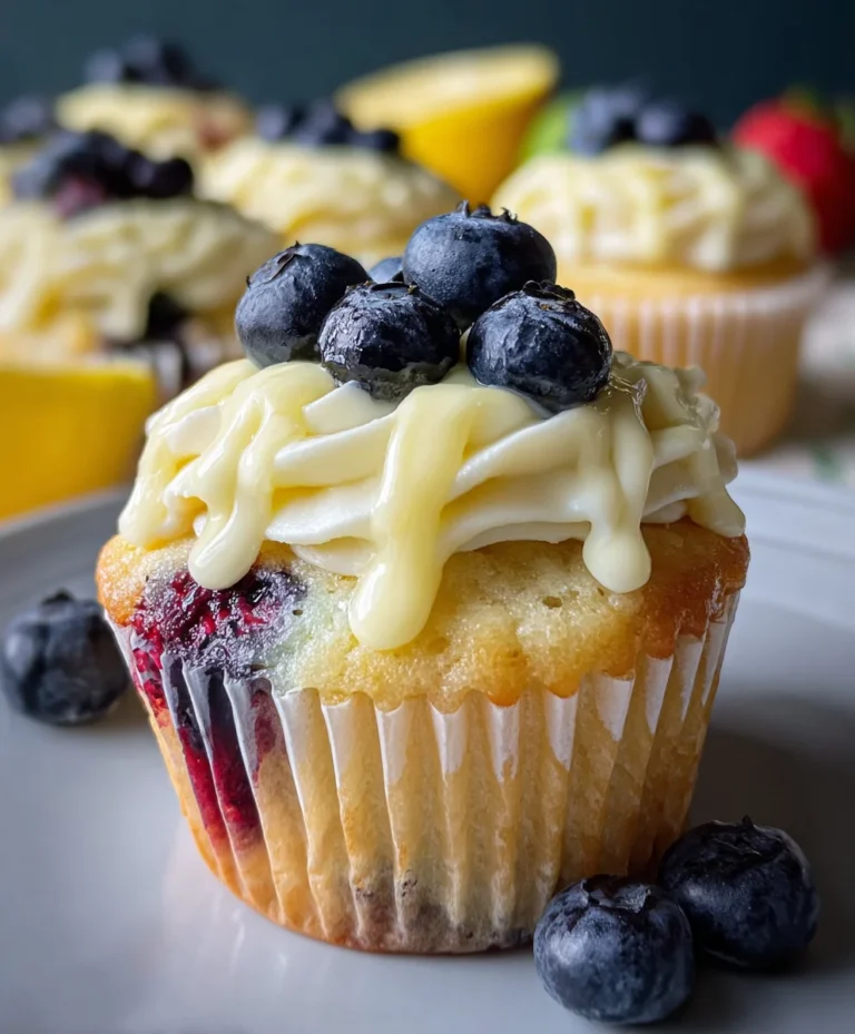 Summer Lemon Berry Cupcakes-Deliciously Refreshing Treats