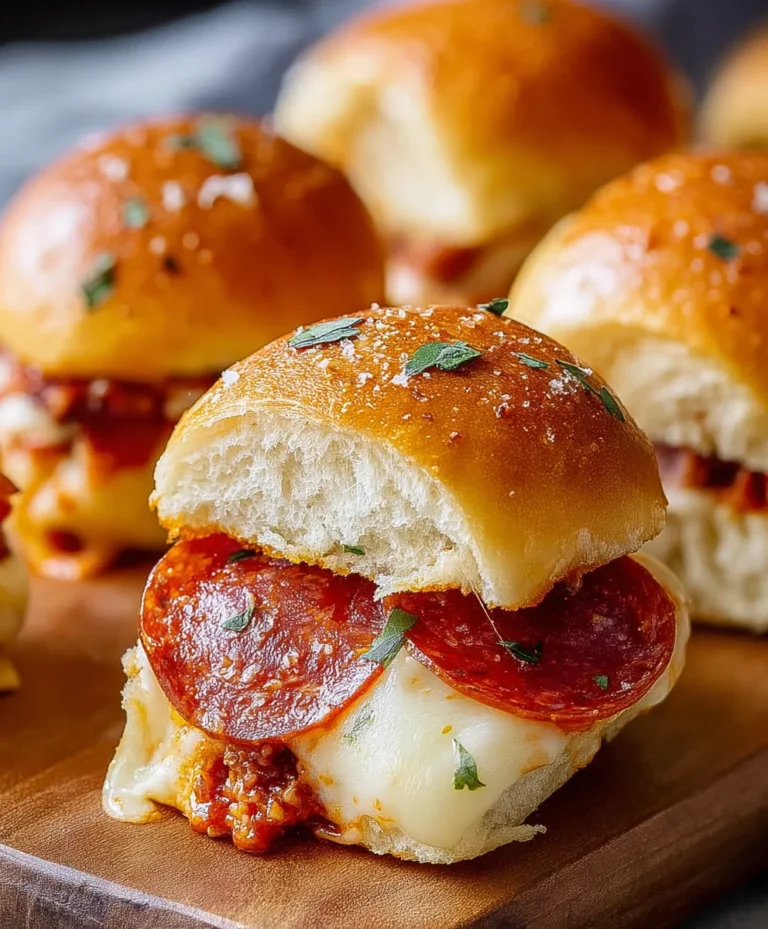 Beef Beef Pepperoni Pizza Sliders- Easy Appetizer Recipe