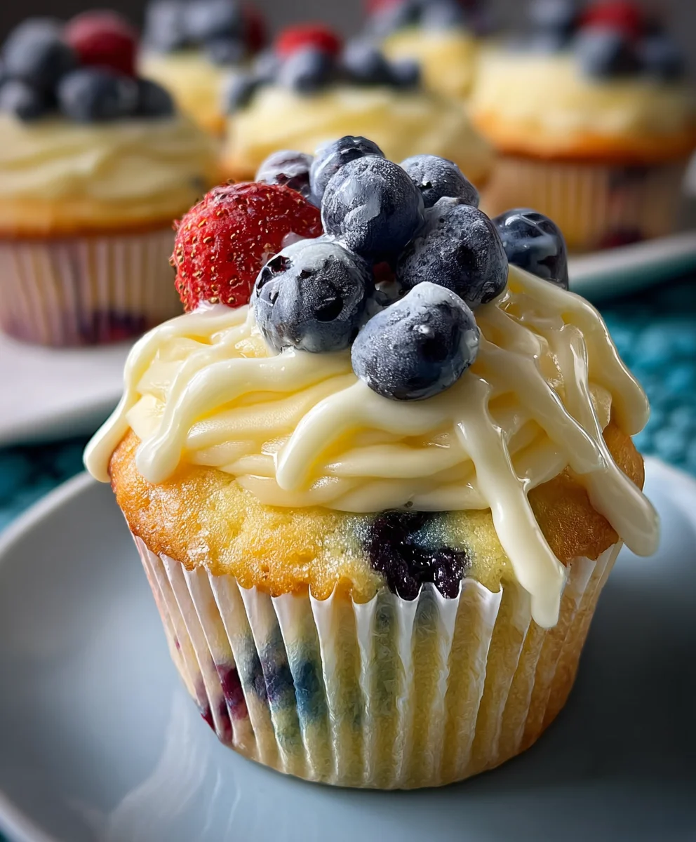 Summer Lemon Berry Cupcakes-Deliciously Refreshing Treats