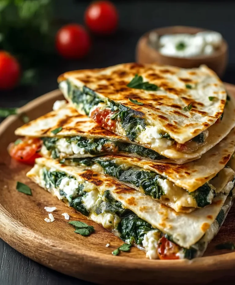 Spinach Feta Quesadillas Easy Weeknight Meal