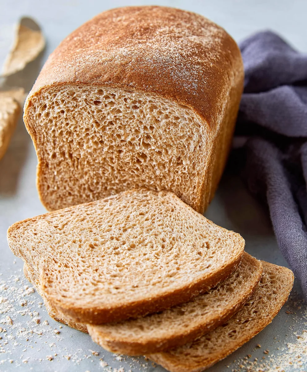 Easy Whole Wheat Bread - Homemade Healthy Loaf