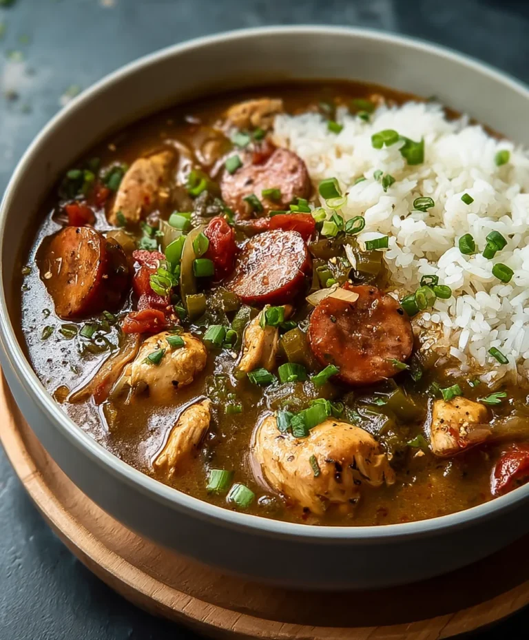 Classic Chicken and Sausage Gumbo Recipe