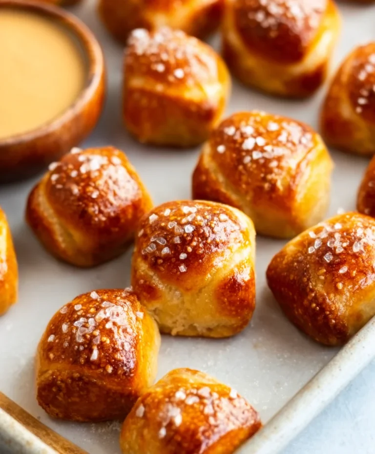 Buttery Soft Pretzel Bites-Easy Homemade Treat