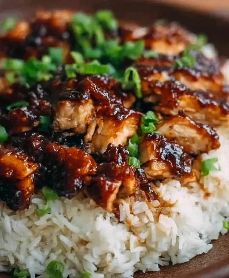 Honey BBQ Chicken Rice- Easy & Delicious Meal