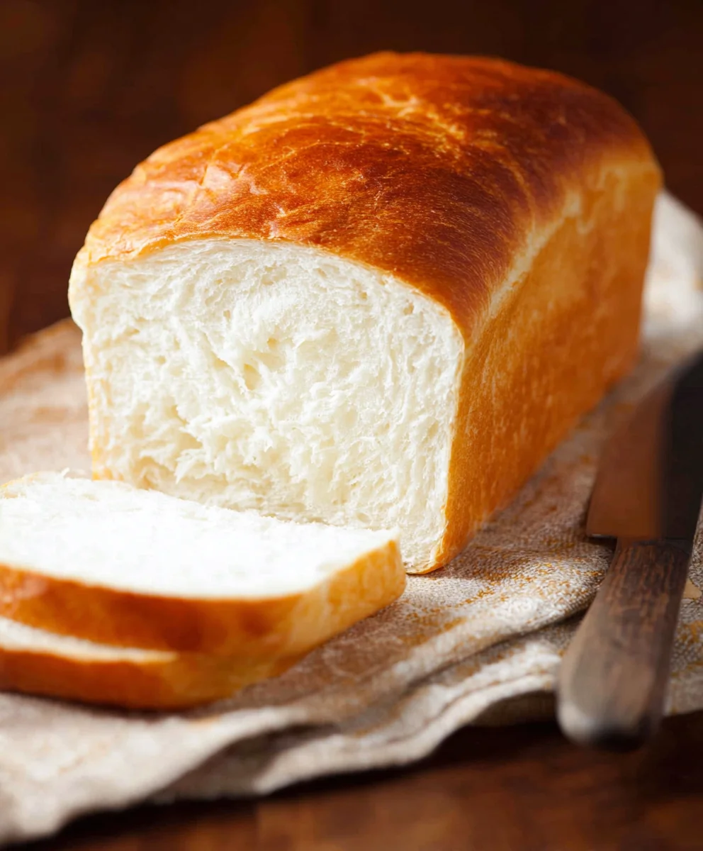 Amish White Bread-Easy Homemade Soft Loaf