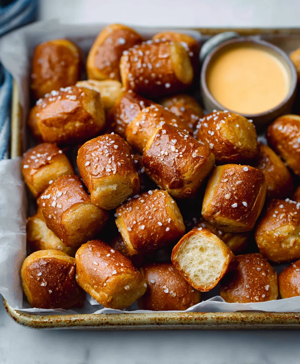 Easy Homemade Soft Pretzel Bites Recipe