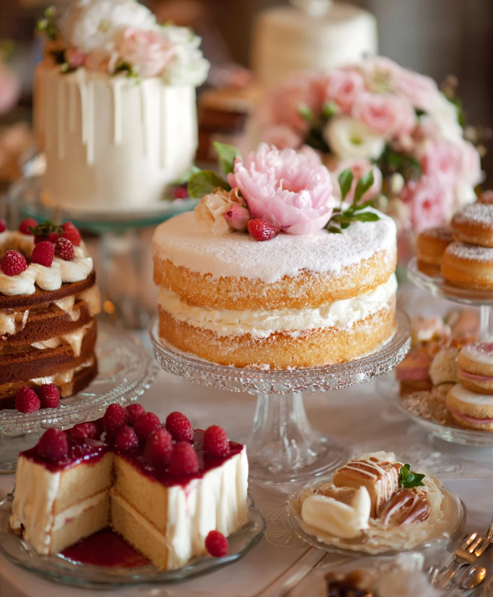 Vintage Wedding Dessert Table - Sweet Elegance