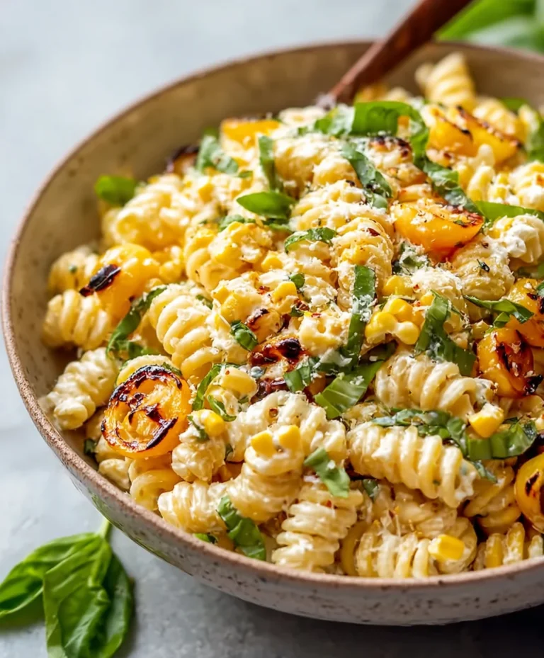 Creamy Street Corn Pasta Salad – Easy Recipe