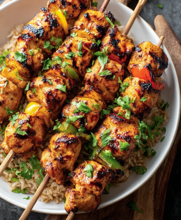Easy Chicken Skewers- Delicious Dinner Ideas