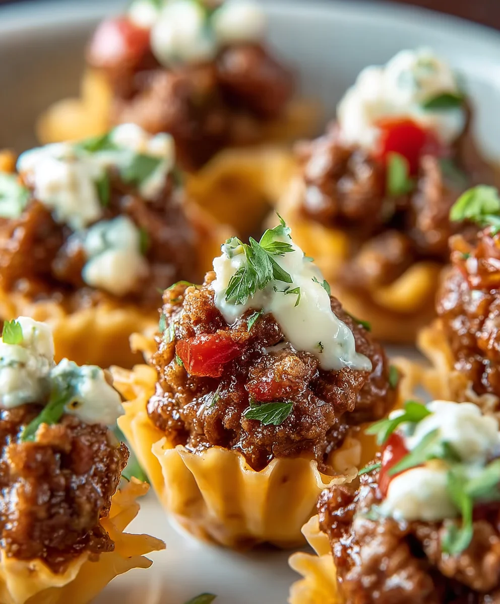 Easy Beef Party Bites- Crowd Pleasing Appetizer