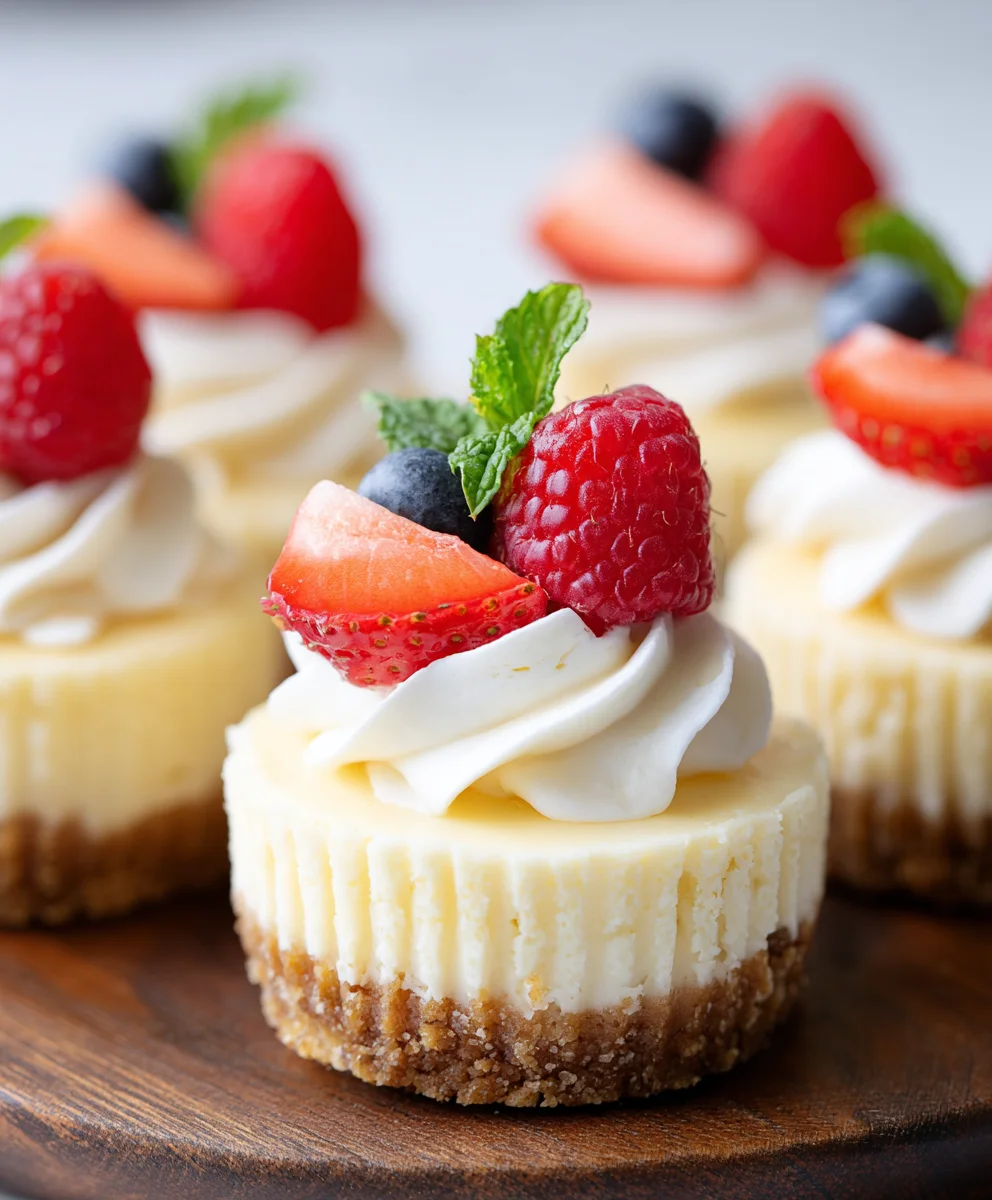 Easy Mini Cheesecake Recipe - Creamy & Delicious