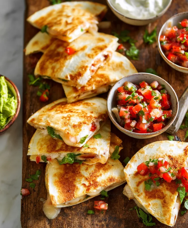Easy Mini Chicken Quesadillas Recipe-Quick & Cheesy Bites