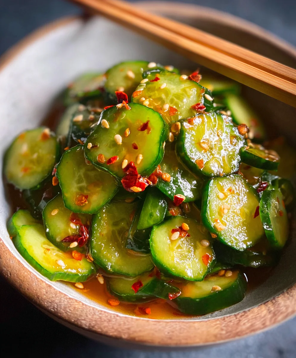 Easy Asian Cucumber Salad- Refreshing & Quick Recipe