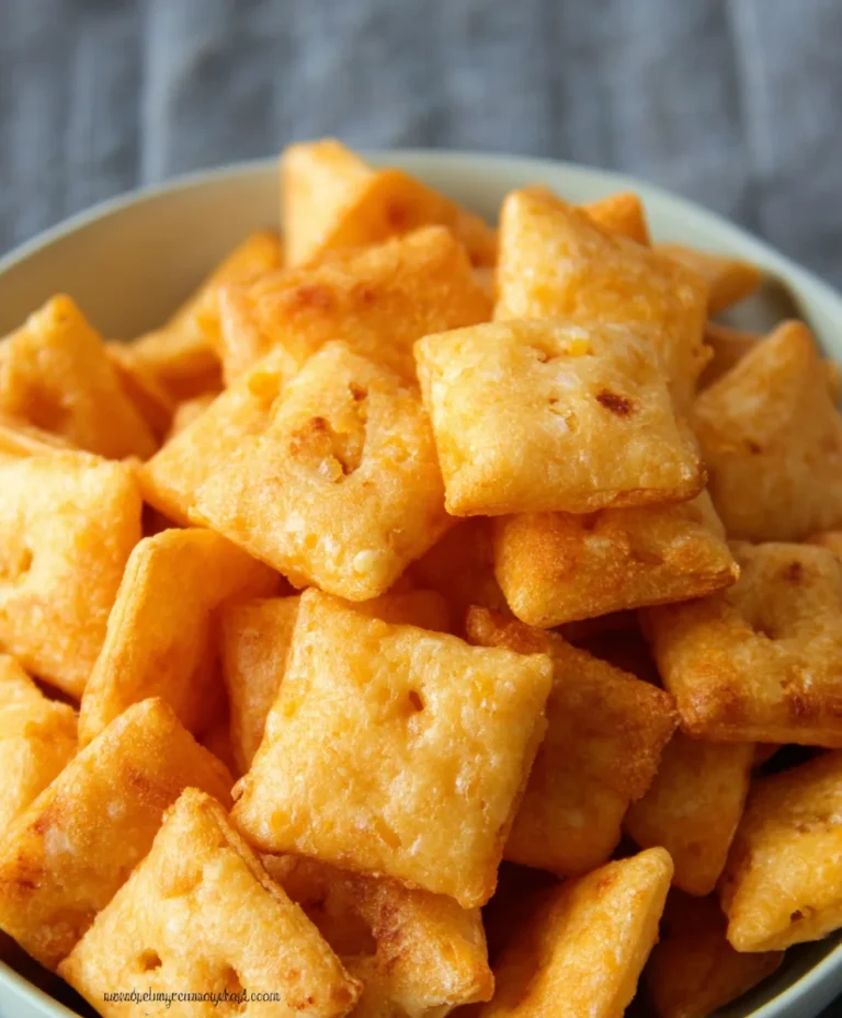 Gluten Free Cheez-Its- Crispy & Cheesy Snack Recipe