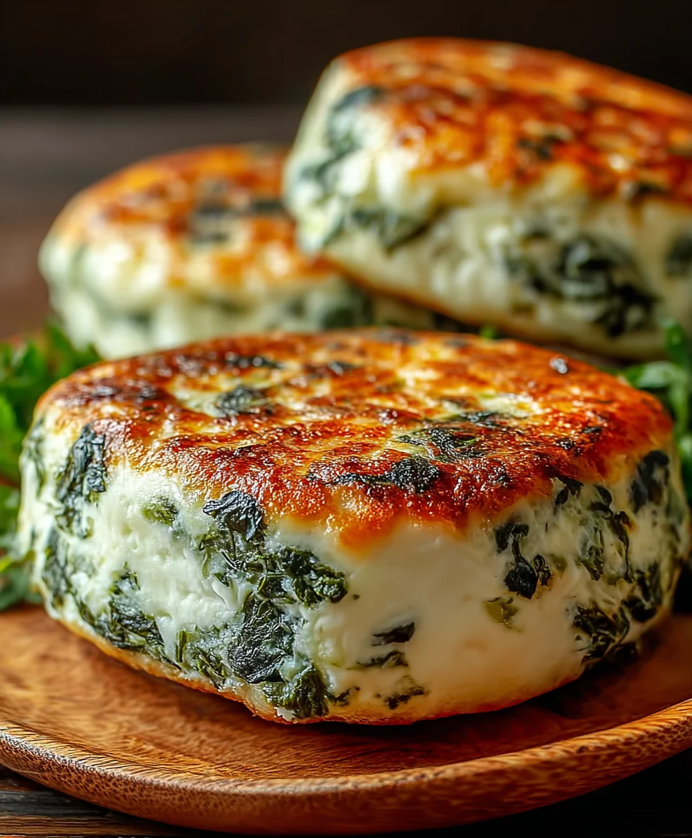 Easy Spinach Flagels Cottage Cheese - Quick Snack