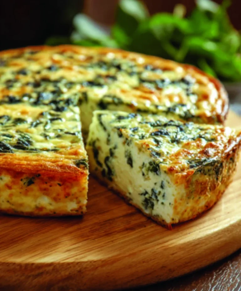 Easy Cottage Cheese Spinach Quiche – Healthy Low-Carb
