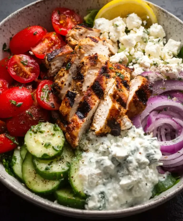 Greek Chicken Bowls- Easy Weeknight Meal