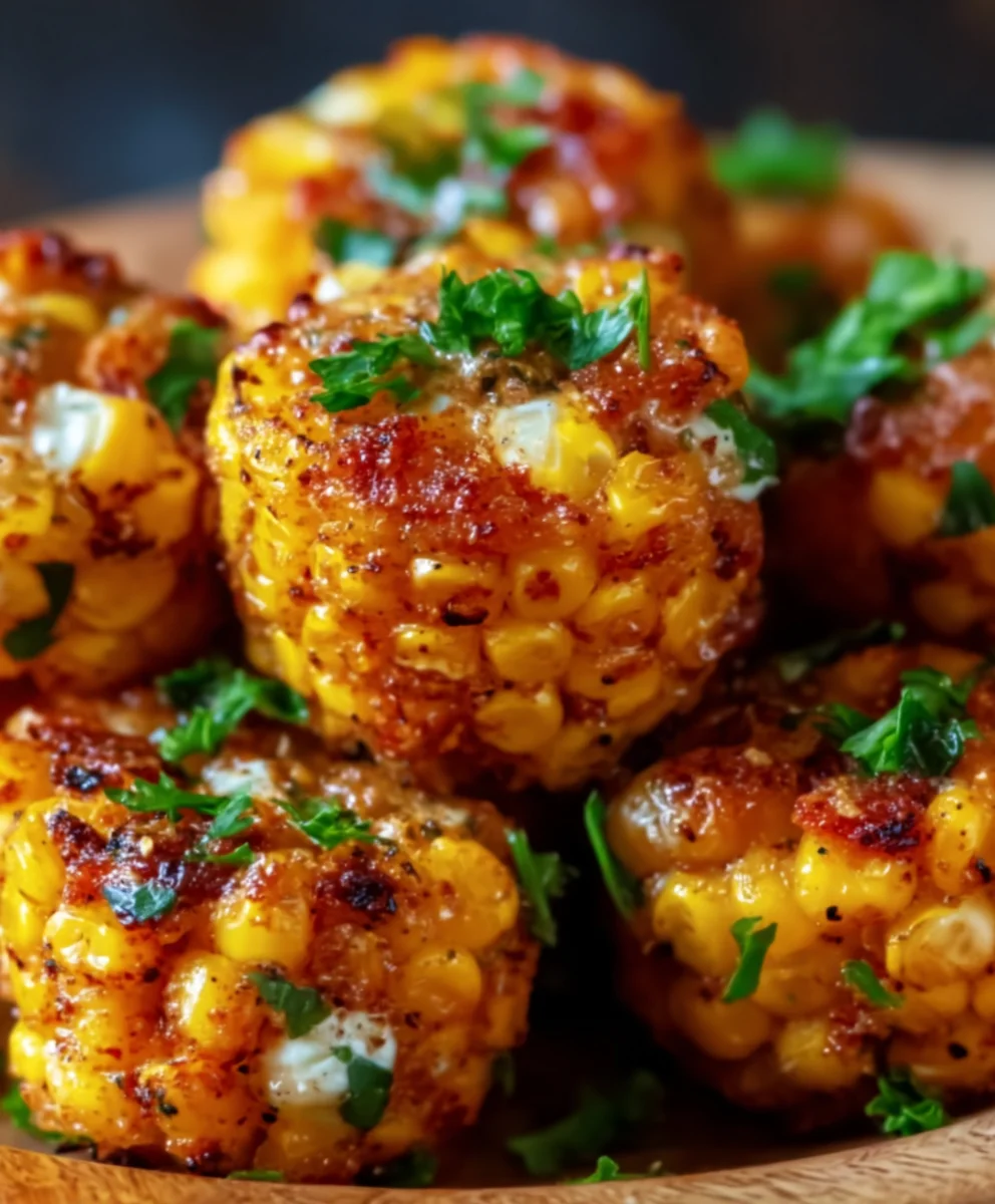 Spicy Mexican Corn Bites-Easy Appetizer Recipe