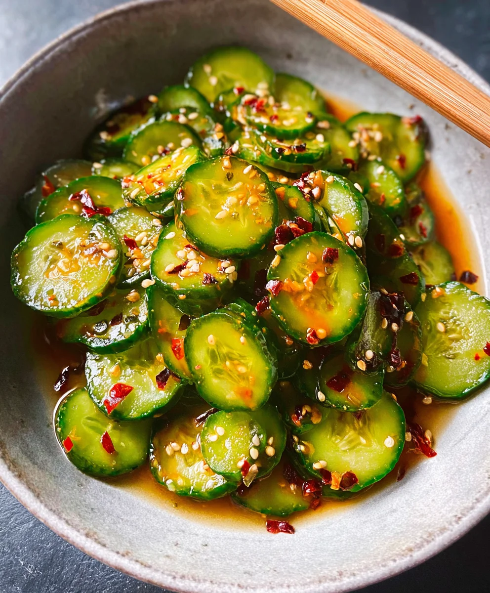 Easy Asian Cucumber Salad- Refreshing & Quick Recipe