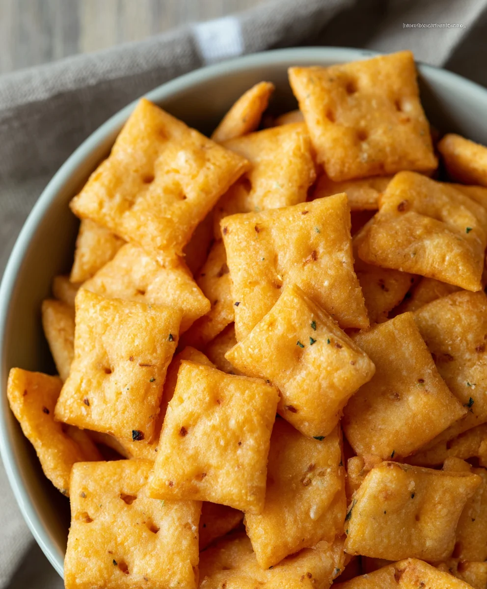 Gluten Free Cheez-Its- Crispy & Cheesy Snack Recipe