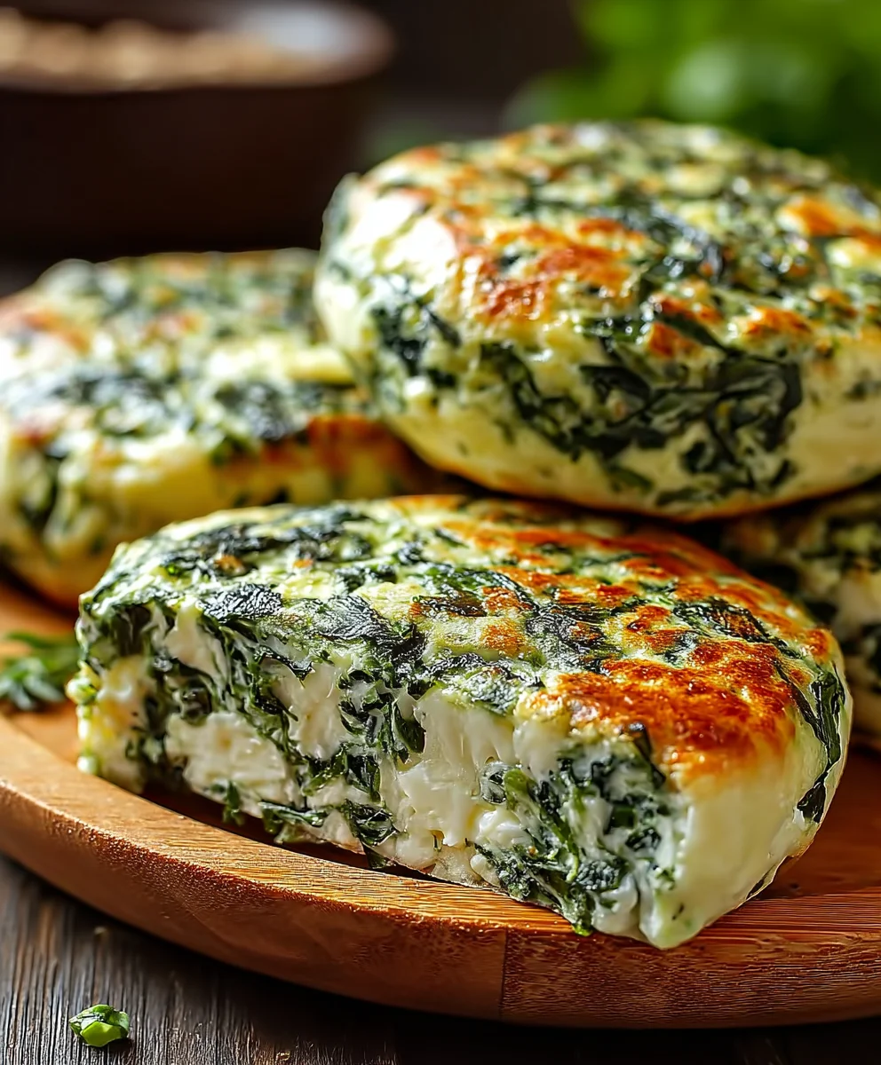 Easy Spinach Flagels Cottage Cheese - Quick Snack