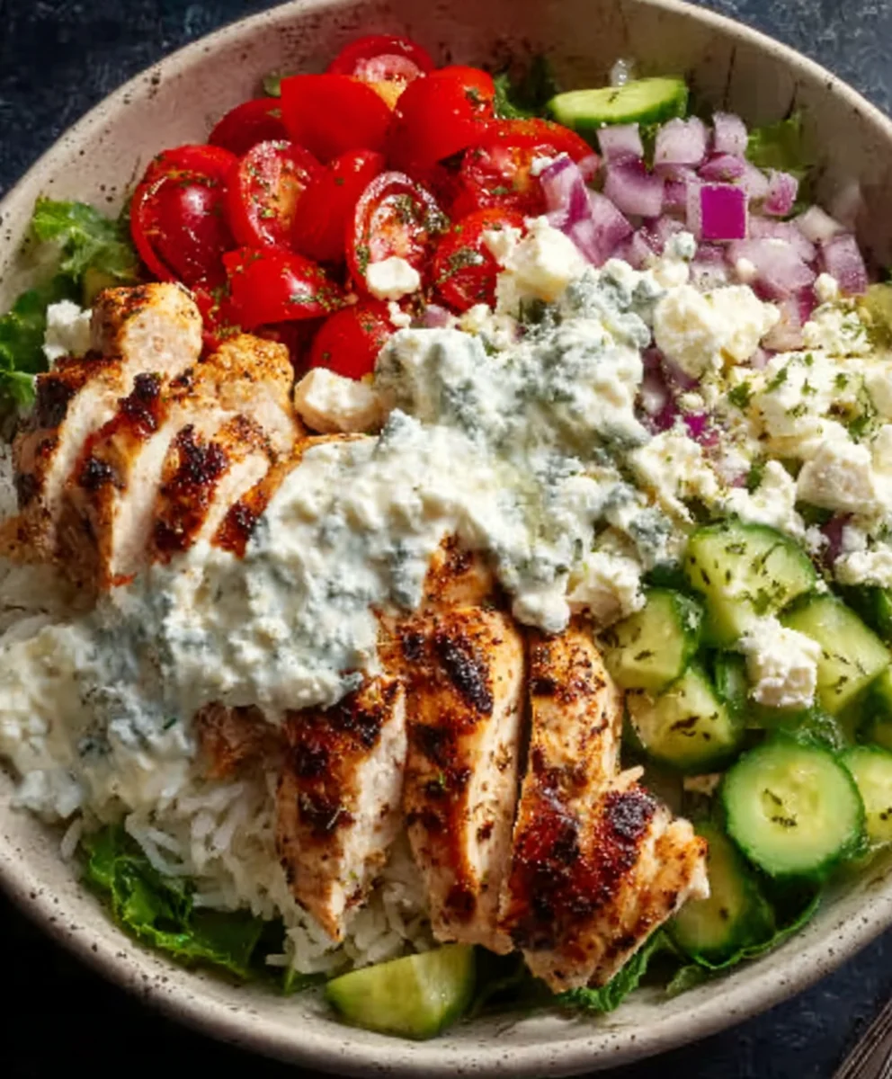 Greek Chicken Bowls- Easy Weeknight Meal
