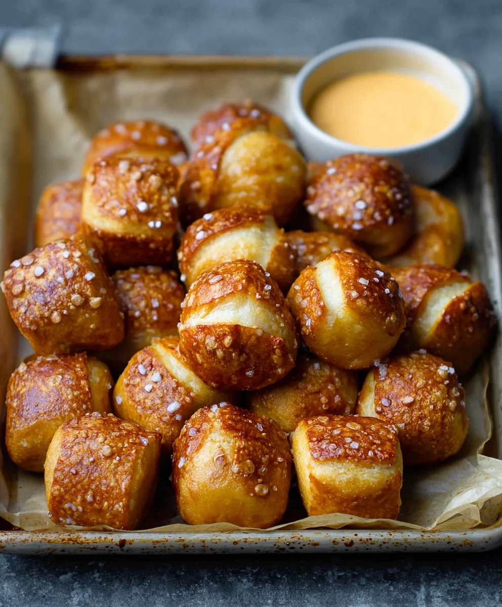 Easy Homemade Soft Pretzel Bites Recipe