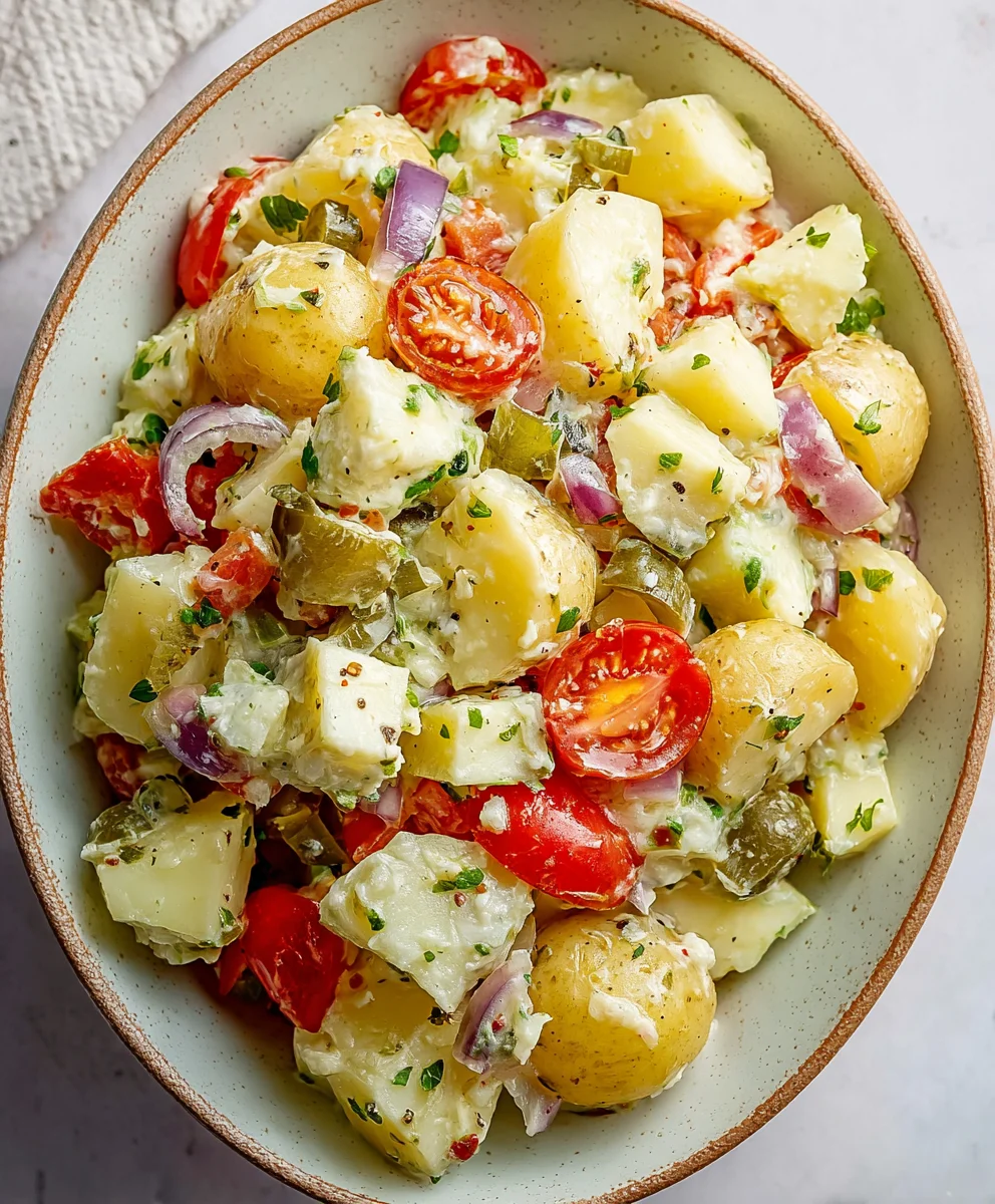 Italian Potato Salad-Zesty & Delicious Flavor