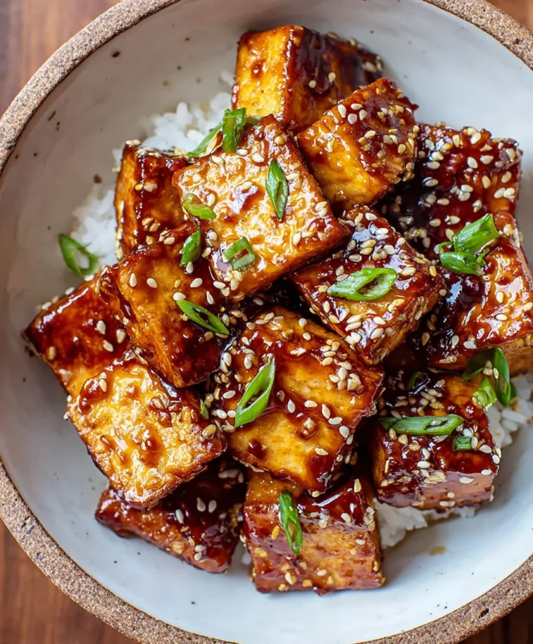 Crispy Sticky Tofu-Easy Plant-Based Delight