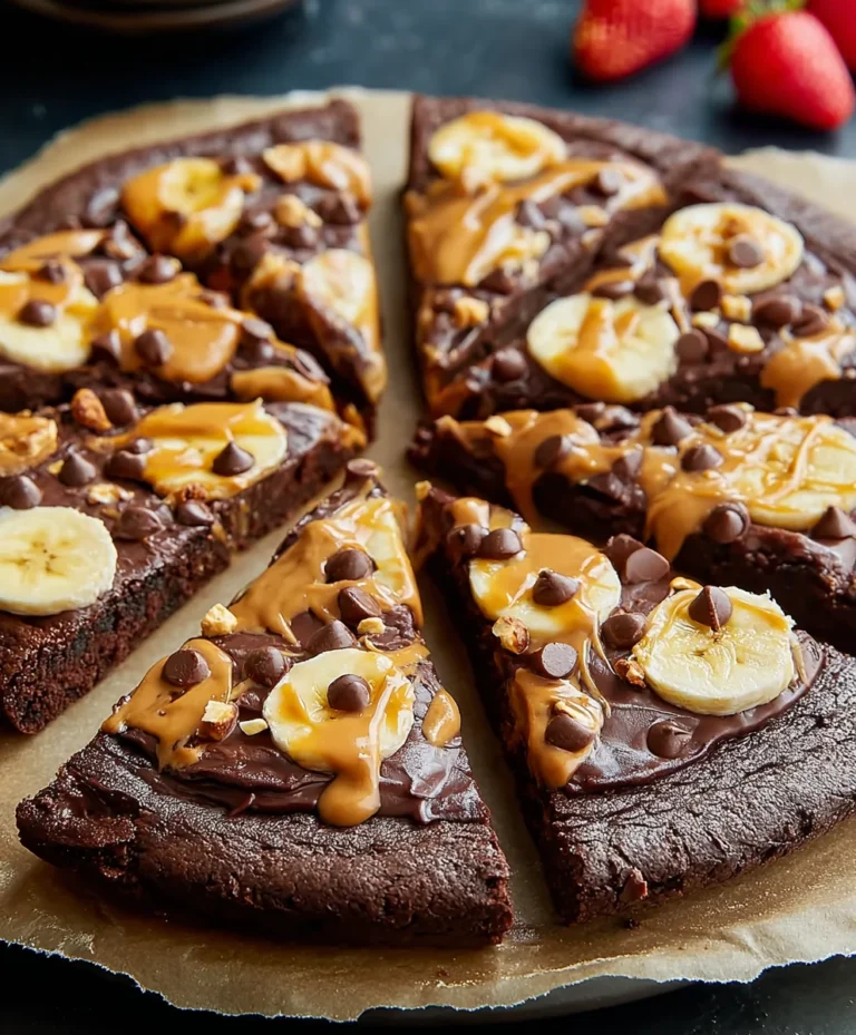 Decadent Chocolate Peanut Butter Pizza-Easy Dessert Recipe