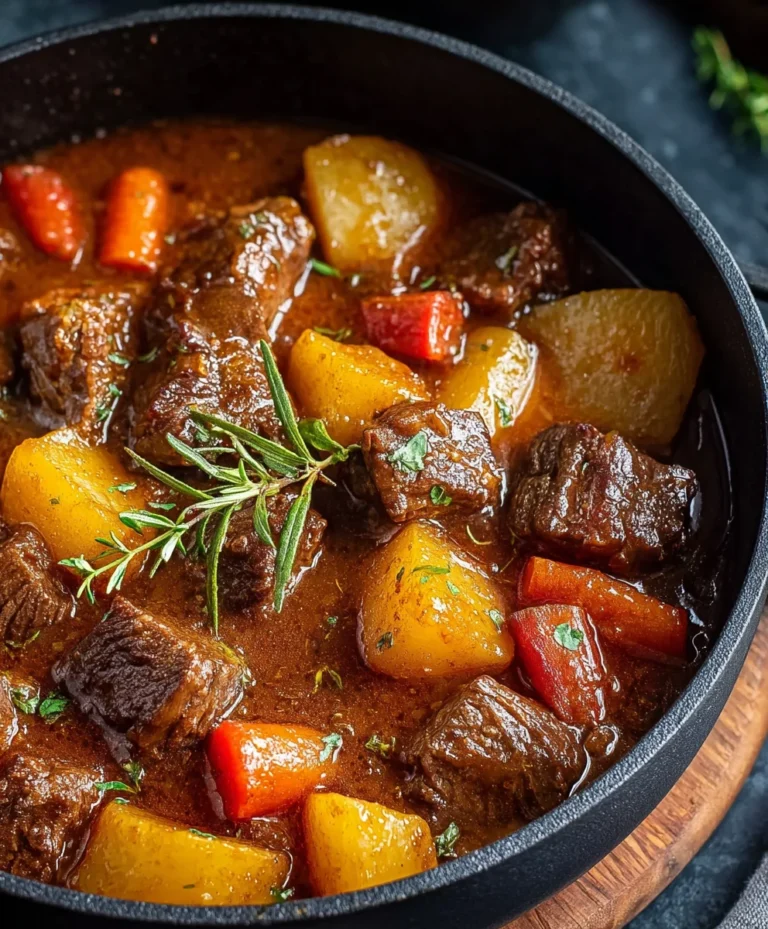 Easy Homemade Beef Stew – Hearty & Delicious