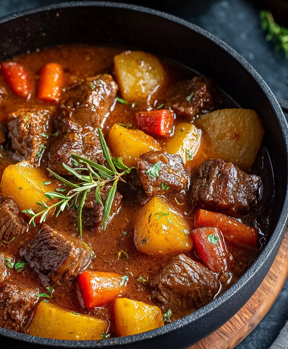 Easy Homemade Beef Stew - Hearty & Delicious
