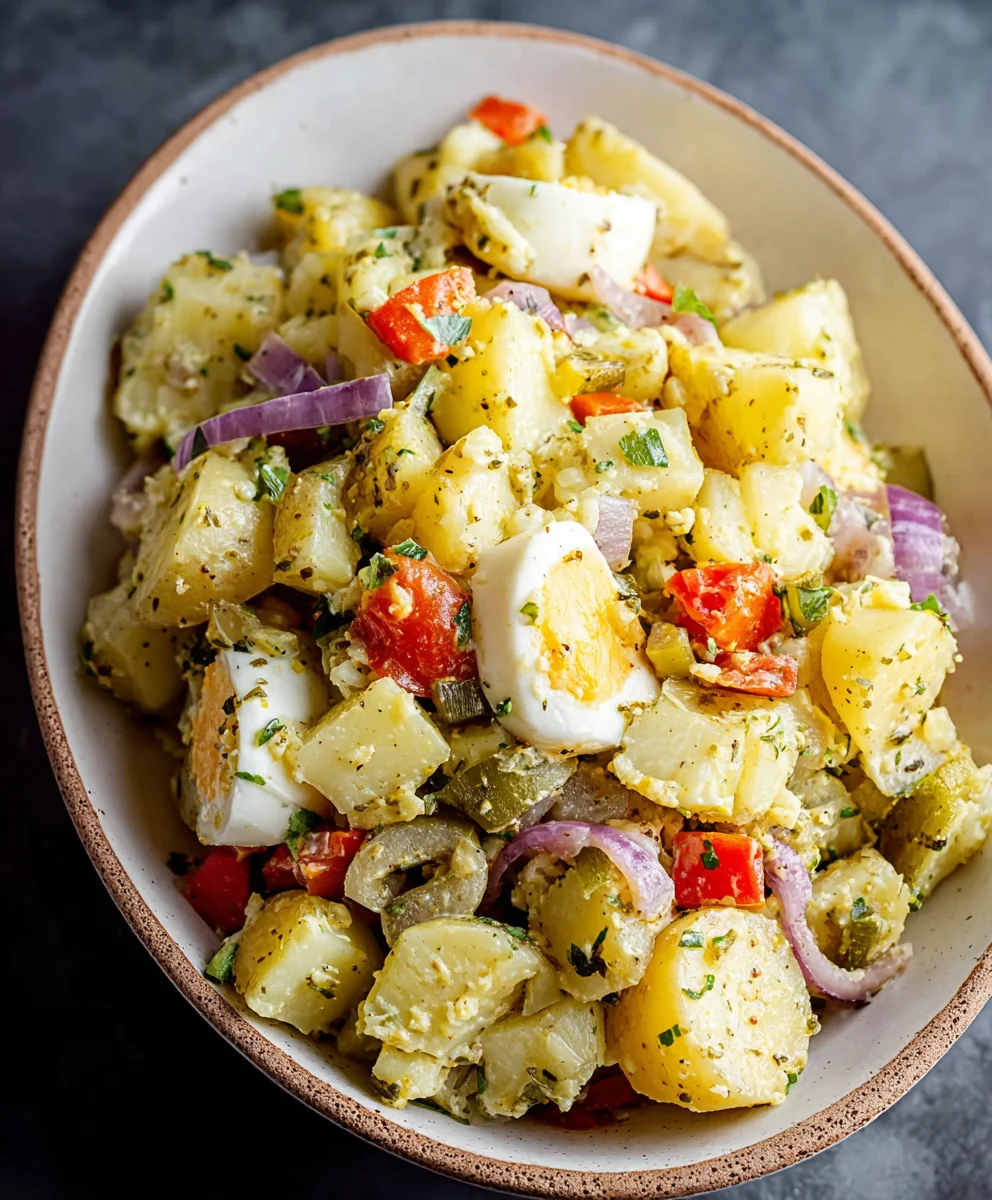 Italian Potato Salad-Zesty & Delicious Flavor