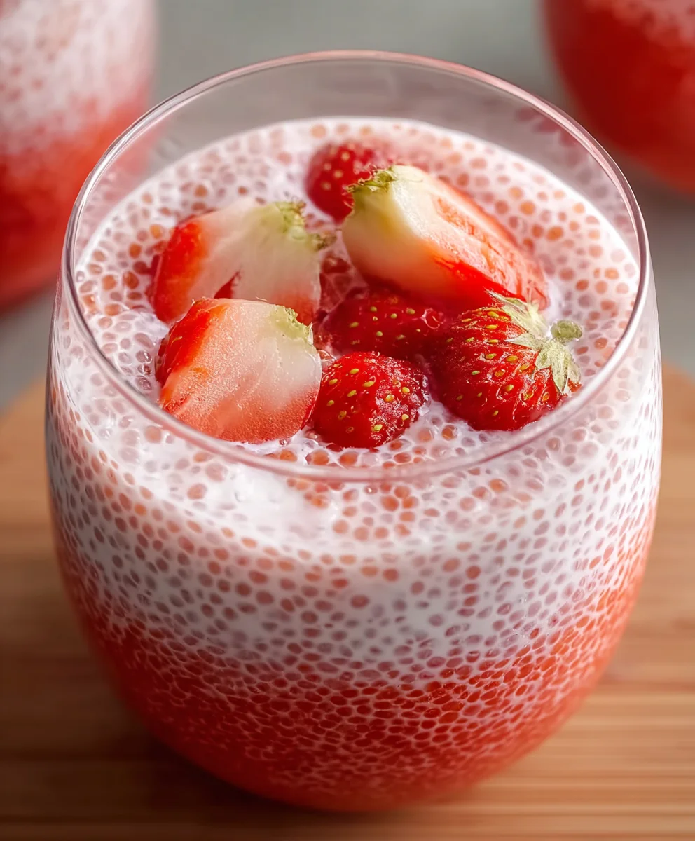 Delicious Strawberry Sago Dessert Recipe