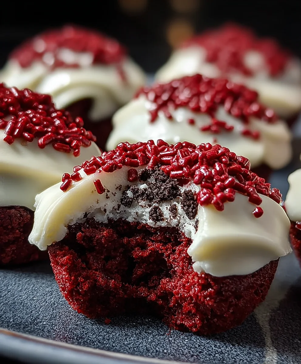 Cookies & Cream Red Velvet Bites-Easy Recipe