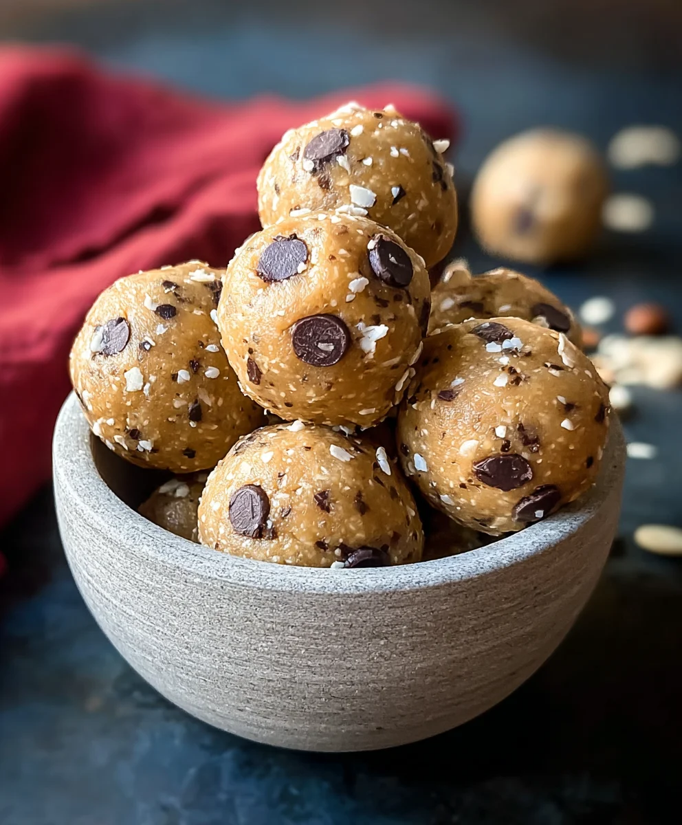 No-Bake Chickpea Cookie Bites-Easy Healthy Treat