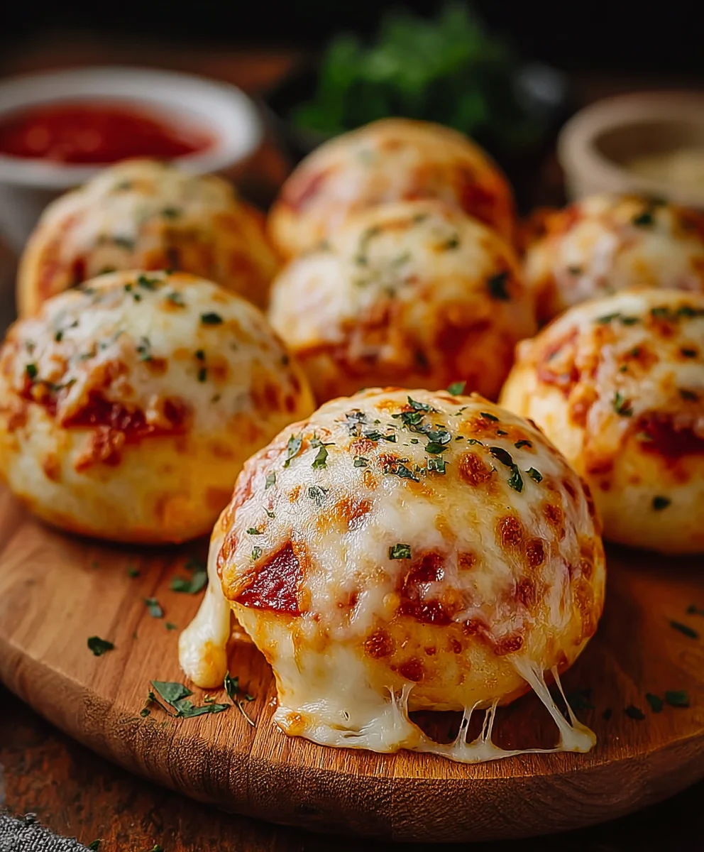 Cheesy Pizza Bombs - Easy Appetizer Recipe