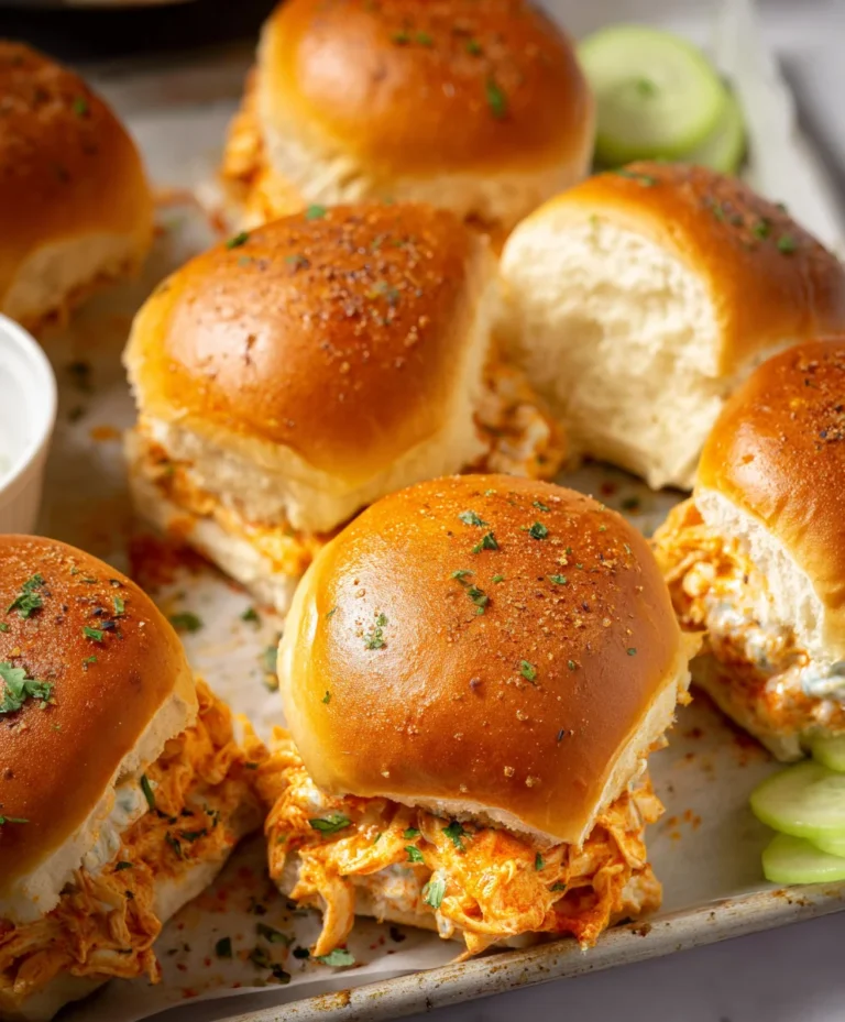 Spicy Buffalo Chicken Sliders – Easy & Flavorful