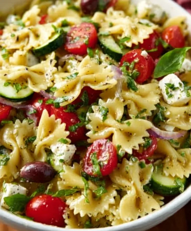Delicious Bow Tie Pasta Salad-Easy & Crowd-Pleasing