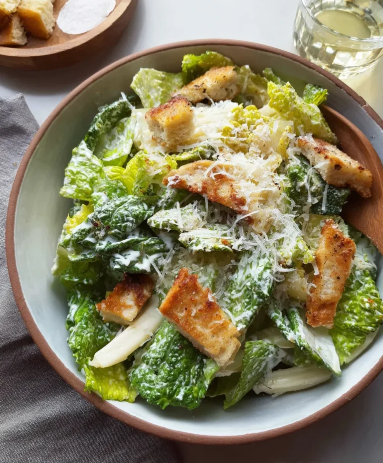 Easy Vegetarian Caesar Salad Recipe- Delicious & Quick
